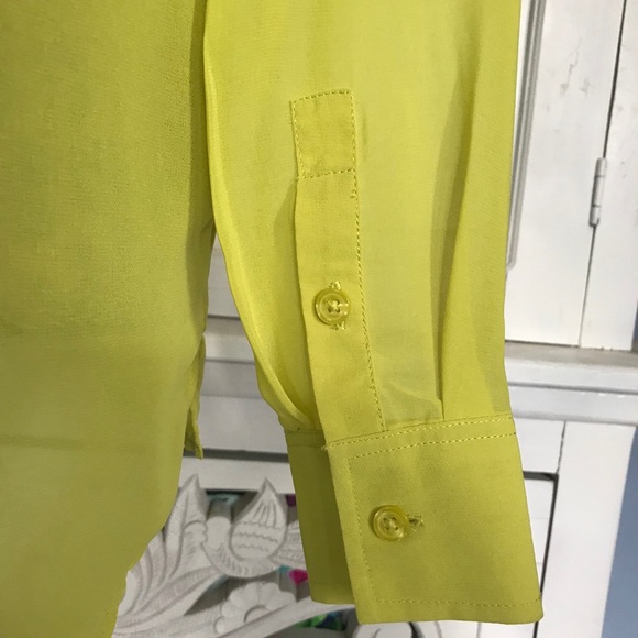 Chartreuse Rock & Republic Blouse - Picture 6 of 7
